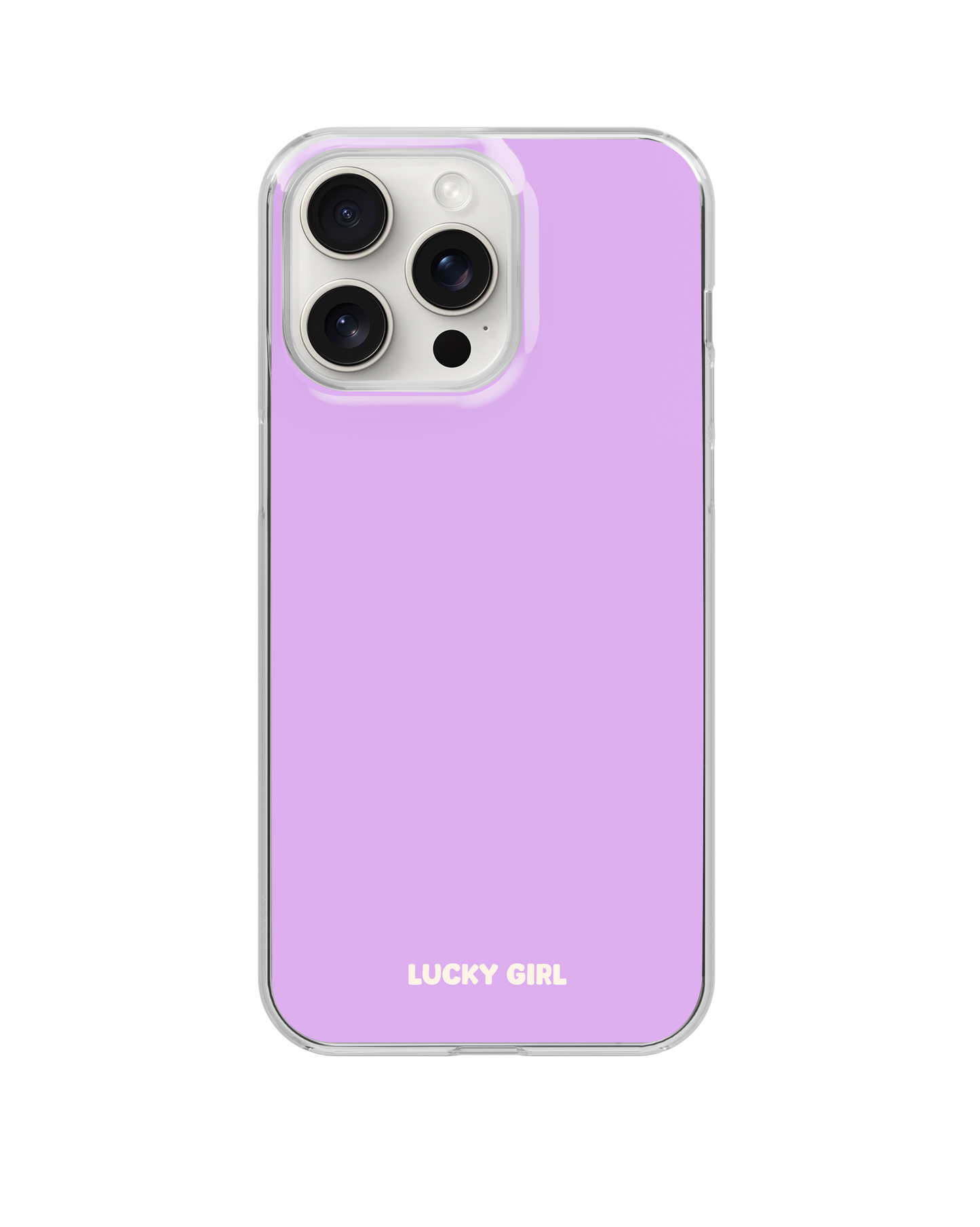 Lilac Solids Clear Case Insert