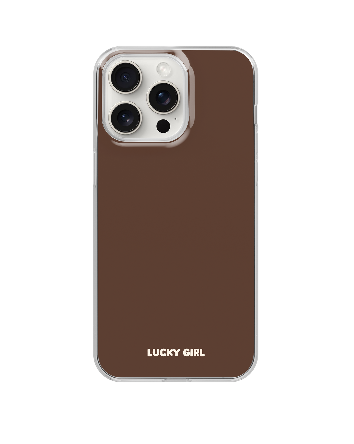 Espresso Solids Clear Case Insert