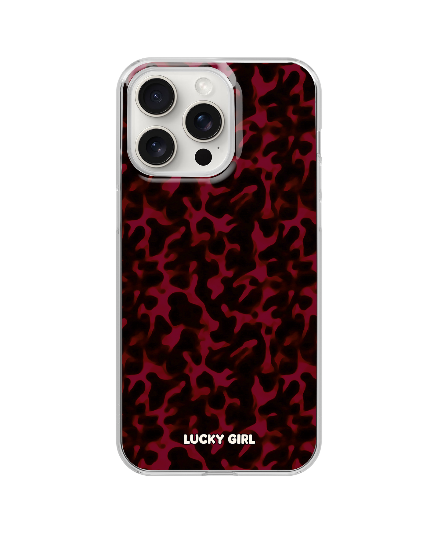 Garnet Tortoise Clear Case Insert