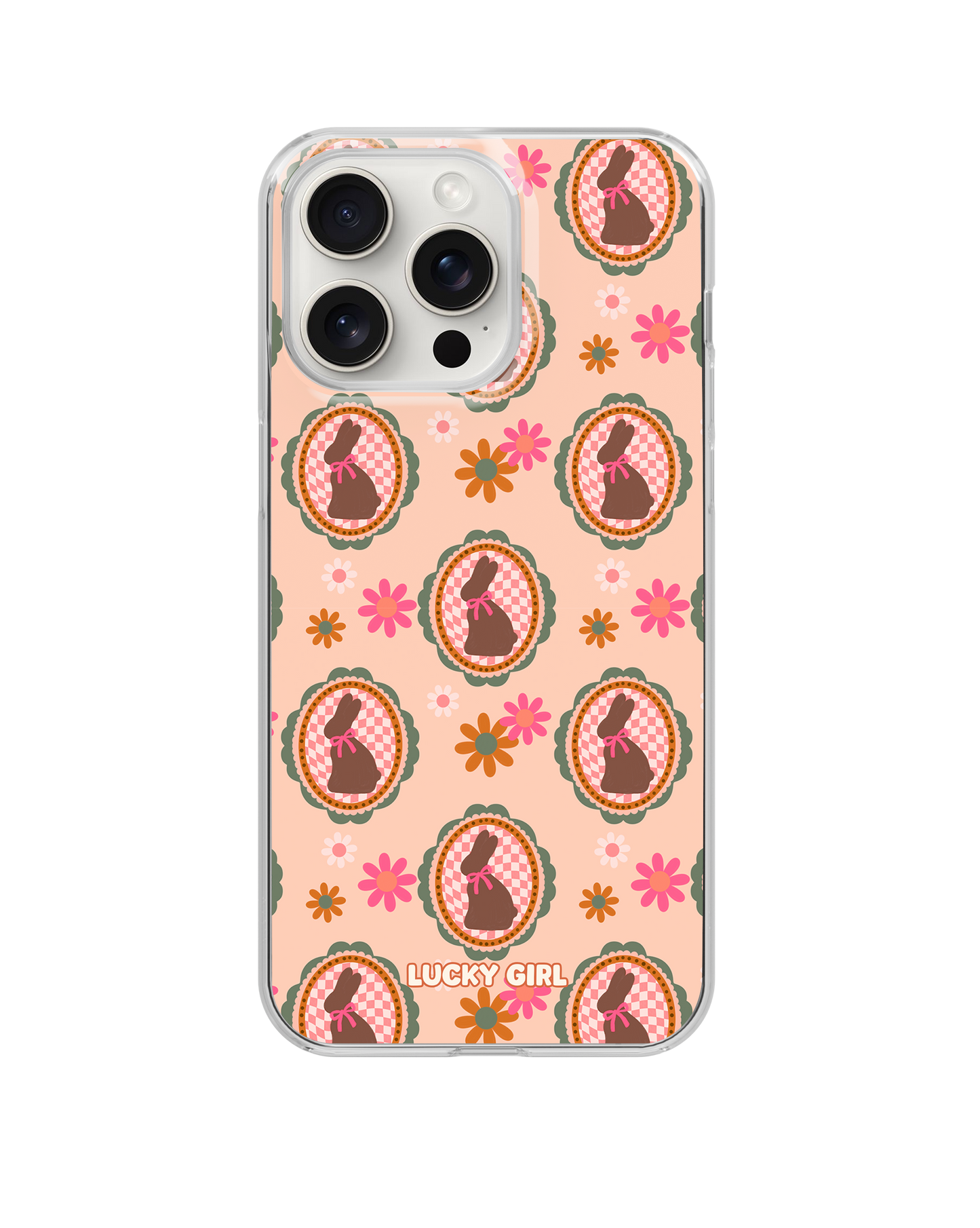 Chocolate Bunnies Clear Case Insert