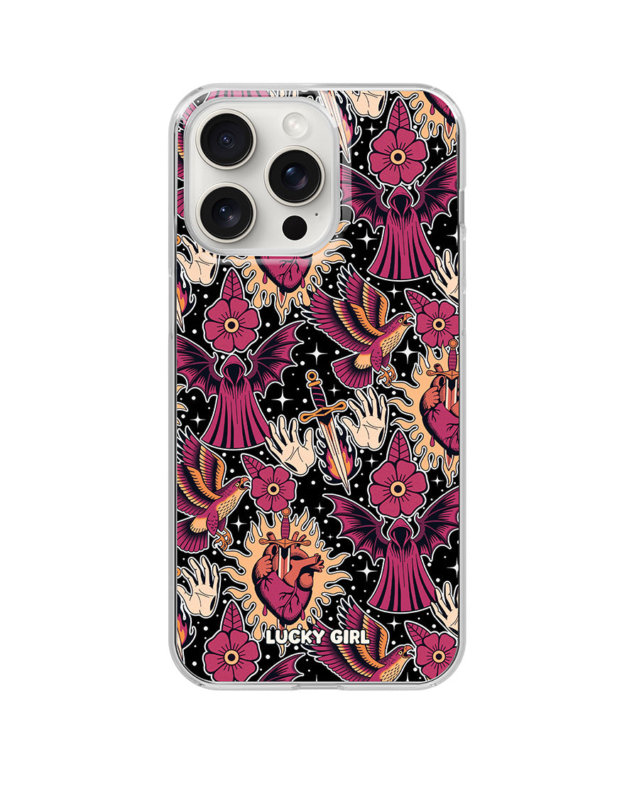 Silent Heart Clear Case Insert