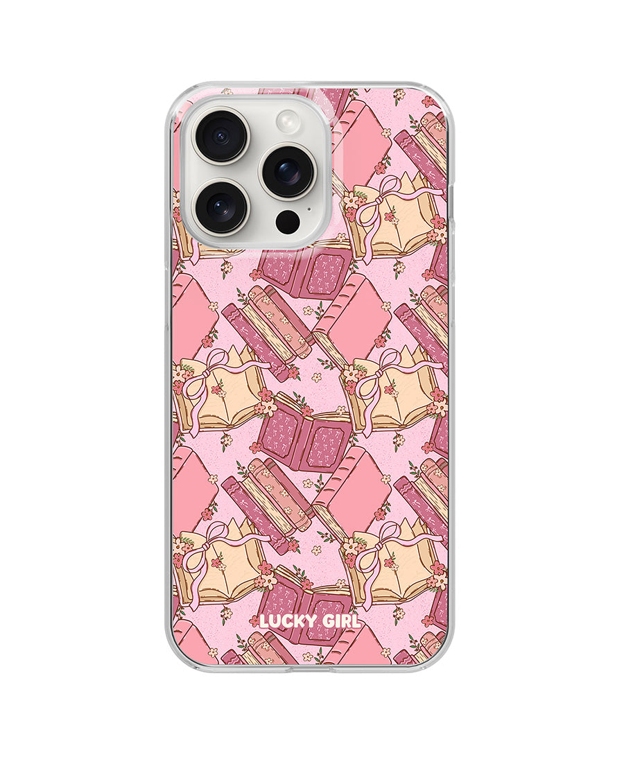 Pink Prose Clear Case Insert