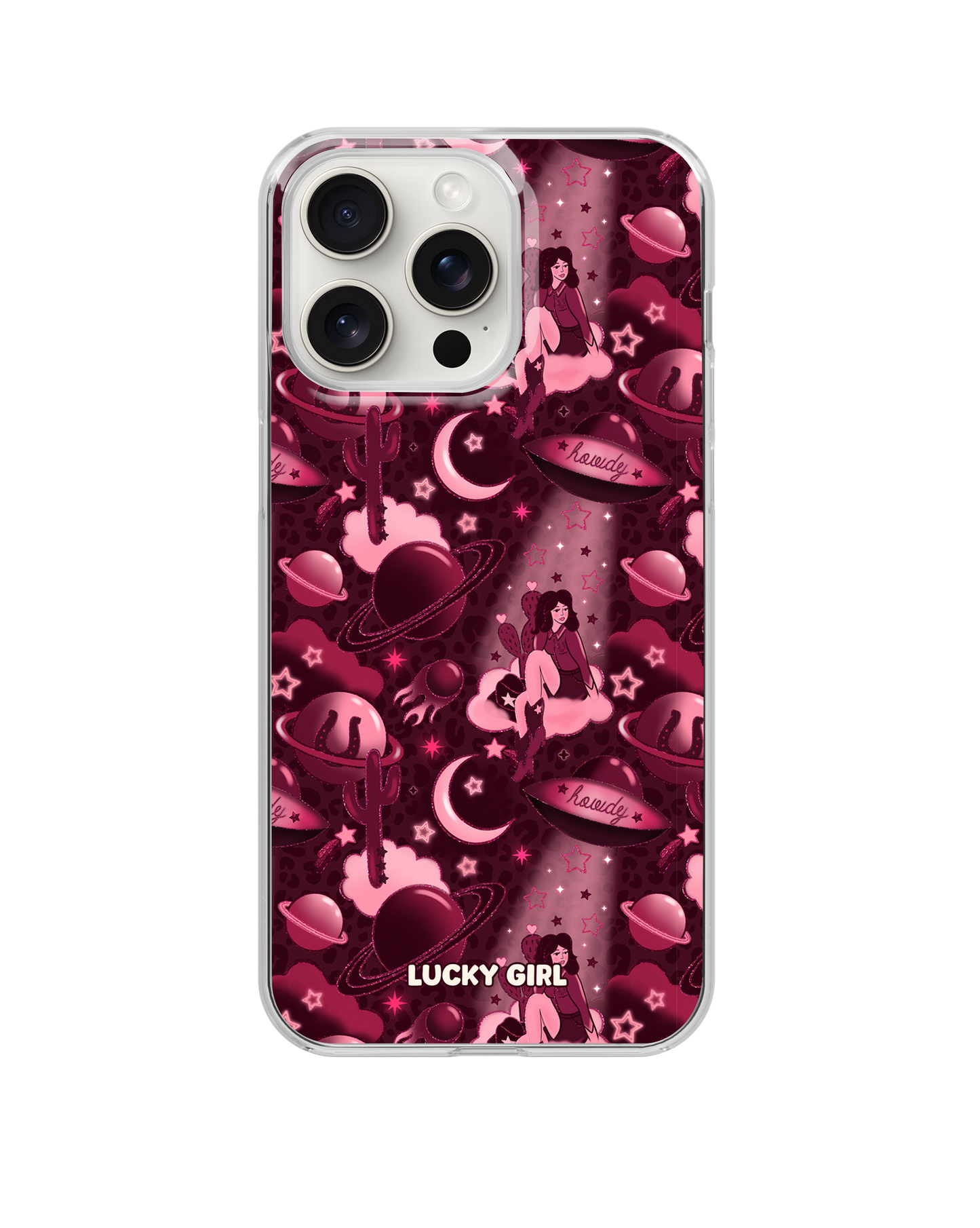 Cosmic Cowgirl Clear Case Insert