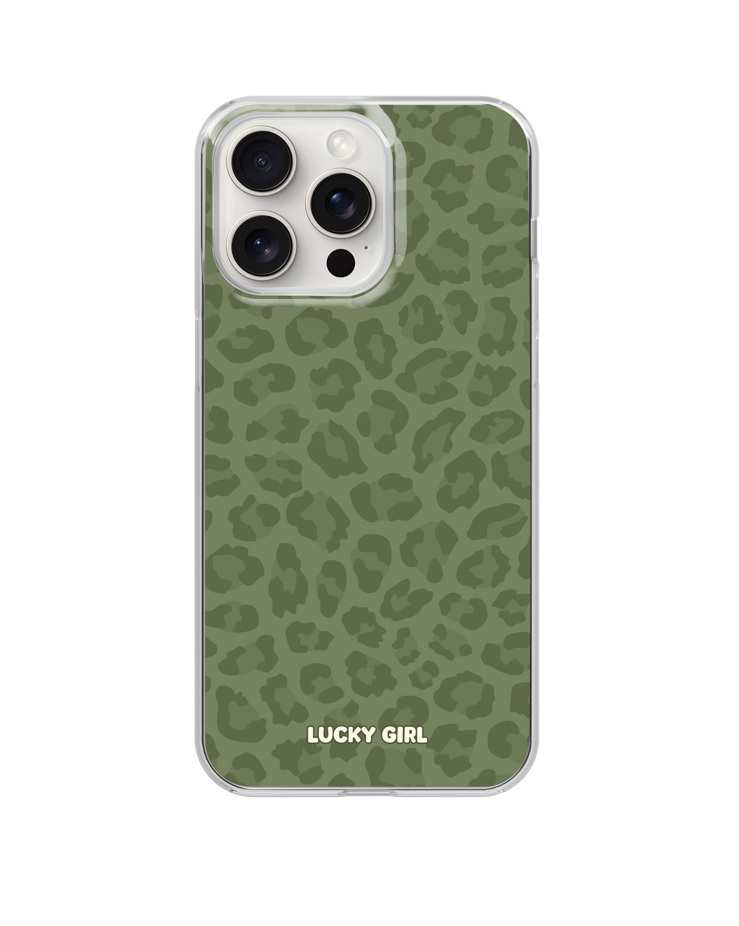 Moss Leopard Clear Case Insert