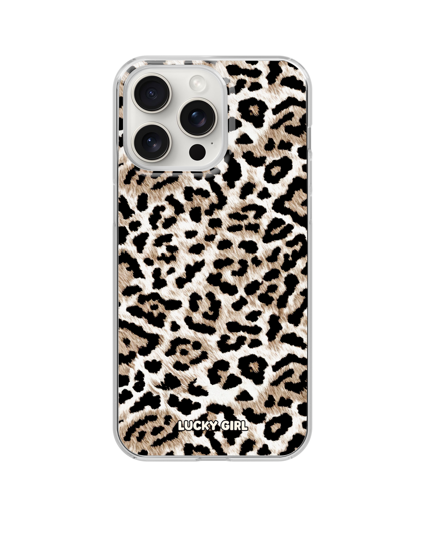Wild Leopard Clear Case Insert