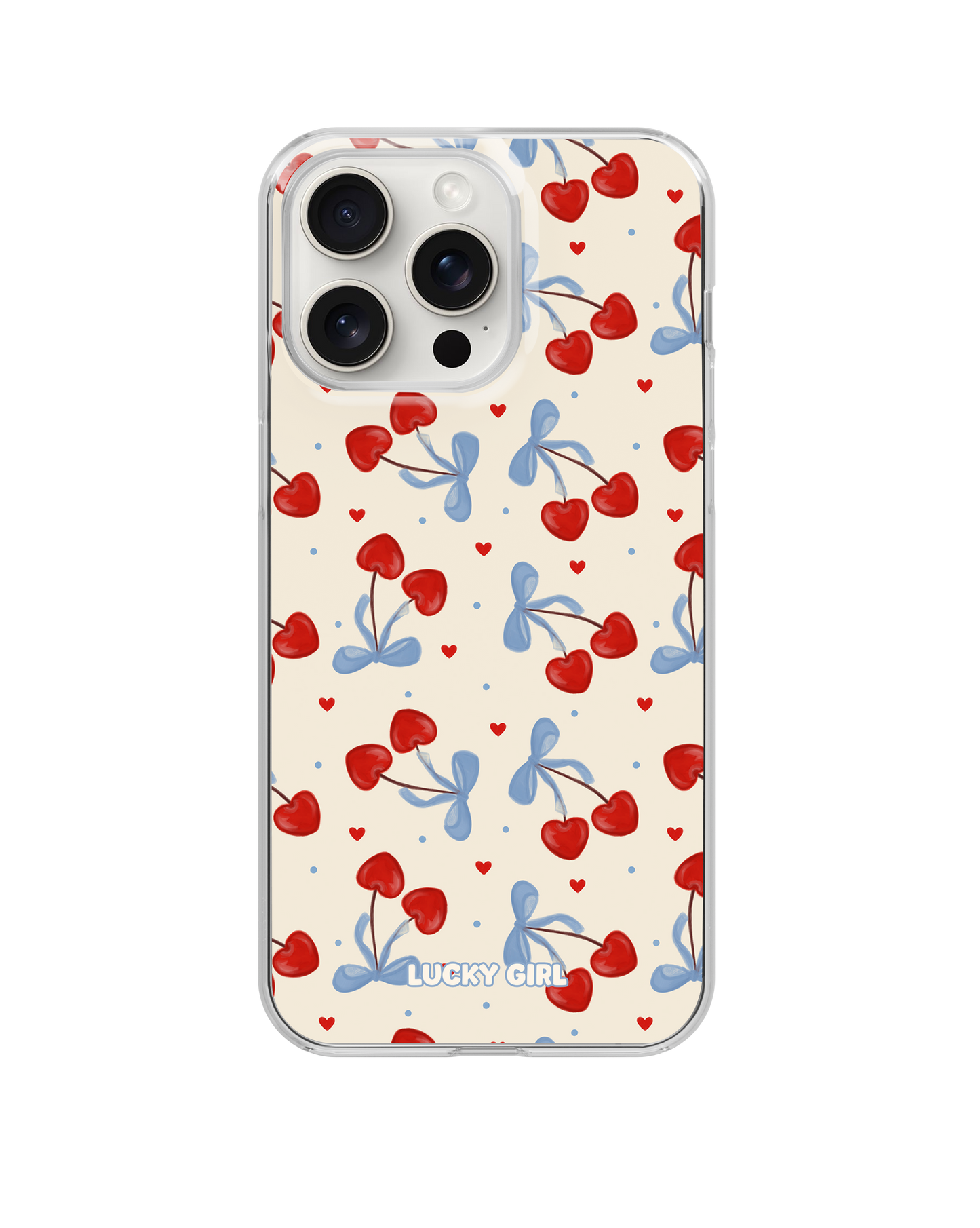 Cherry Cute Clear Case Insert