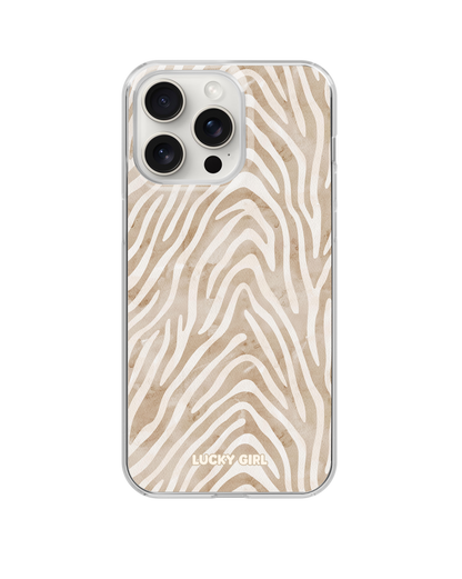 Sandstone Zebra Clear Case Insert