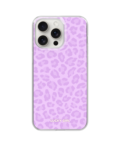Lilac Leopard Clear Case Insert