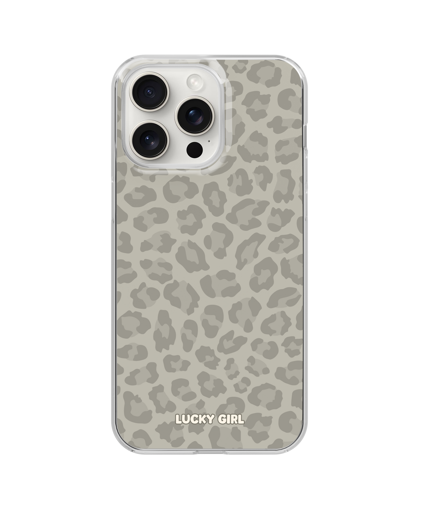 River Rock Leopard Clear Case Insert