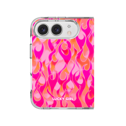 Fever Flames Clear Case Insert iPhone Duo