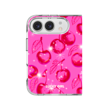 Glazed Cherries Clear Case Insert iPhone Duo