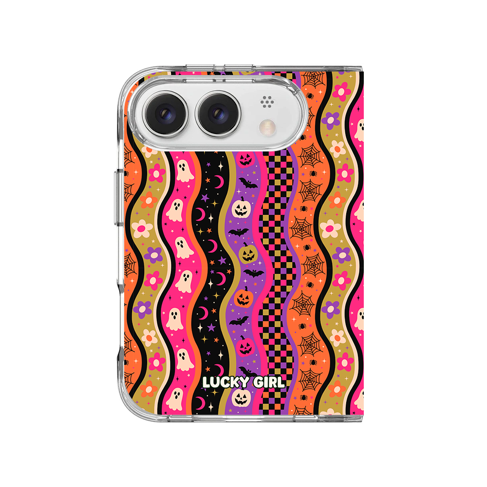 Halloween Waves Clear Case Insert iPhone Duo