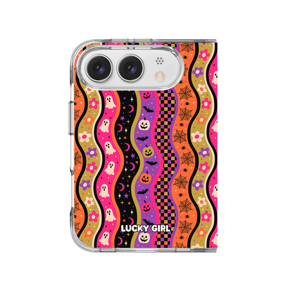 Halloween Waves Clear Case Insert iPhone Duo