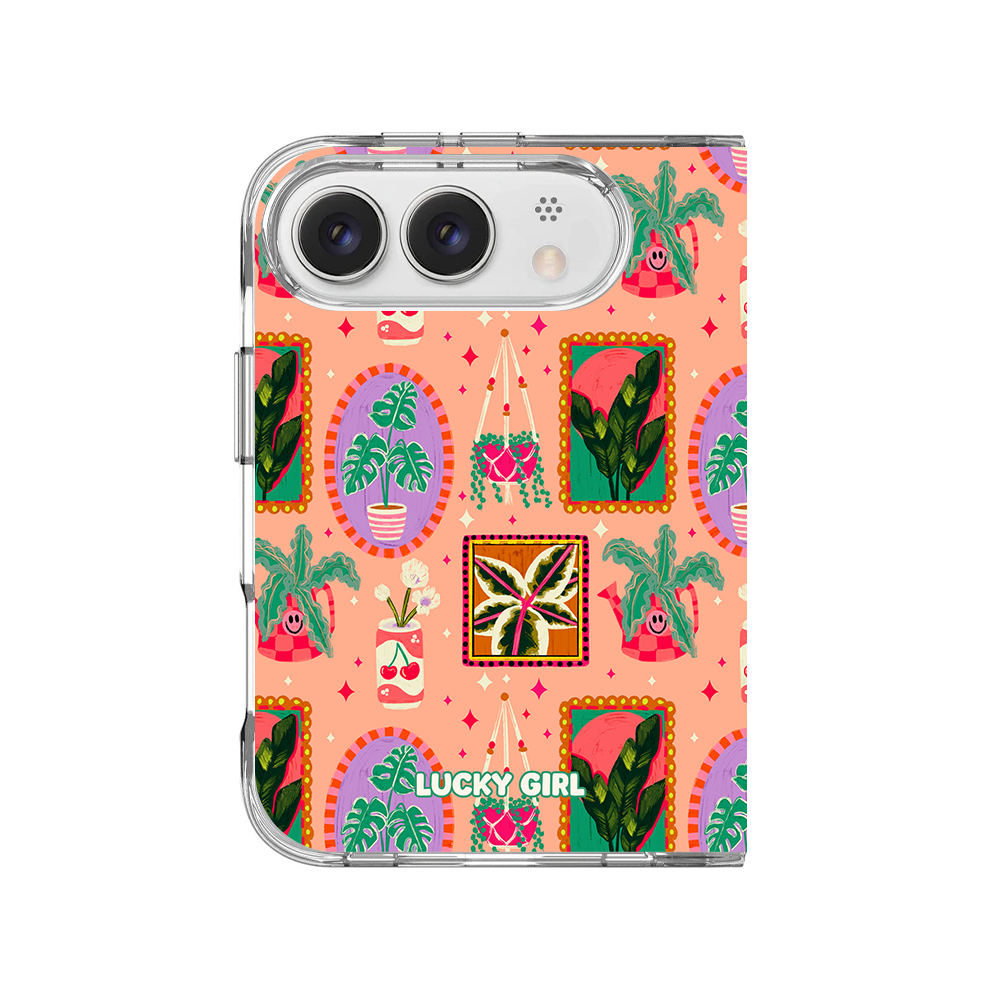 Houseplant Haven Clear Case Insert iPhone Duo