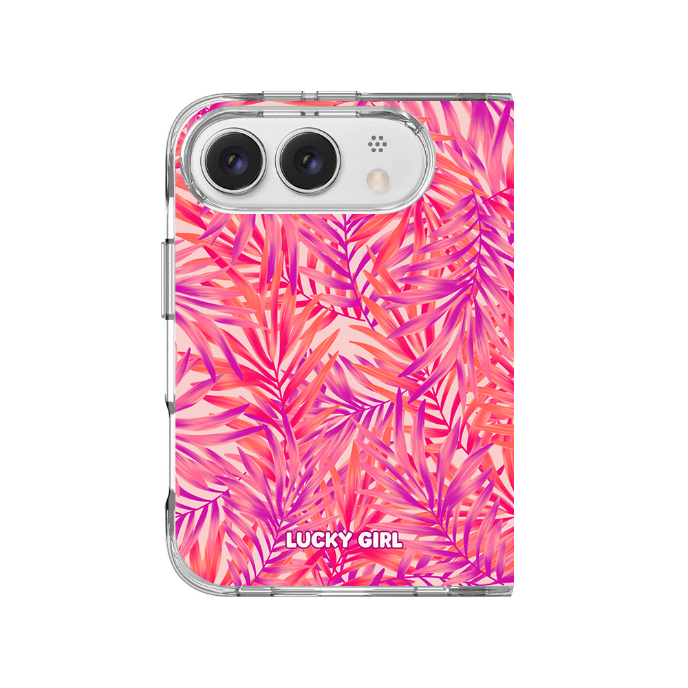 Miami Mood (Pink) Clear Case Insert iPhone Duo