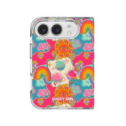 Neon Cosmos Clear Case Insert iPhone Duo