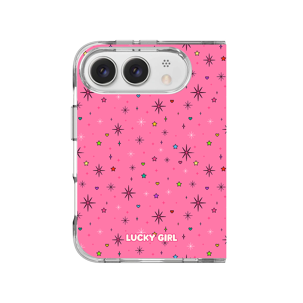Pixie Pink Clear Case Insert iPhone Duo