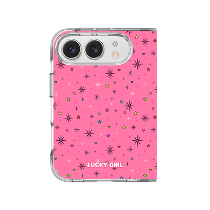 Pixie Pink Clear Case Insert iPhone Duo