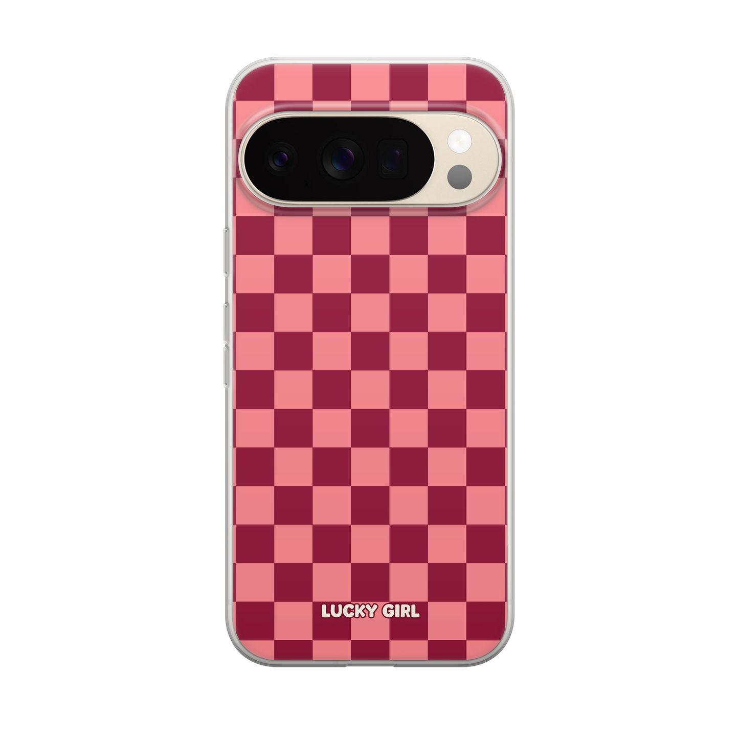 Love Checkers Clear Case Insert