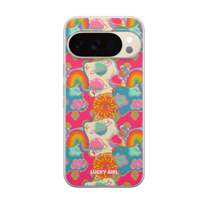 Neon Cosmos Clear Case Insert