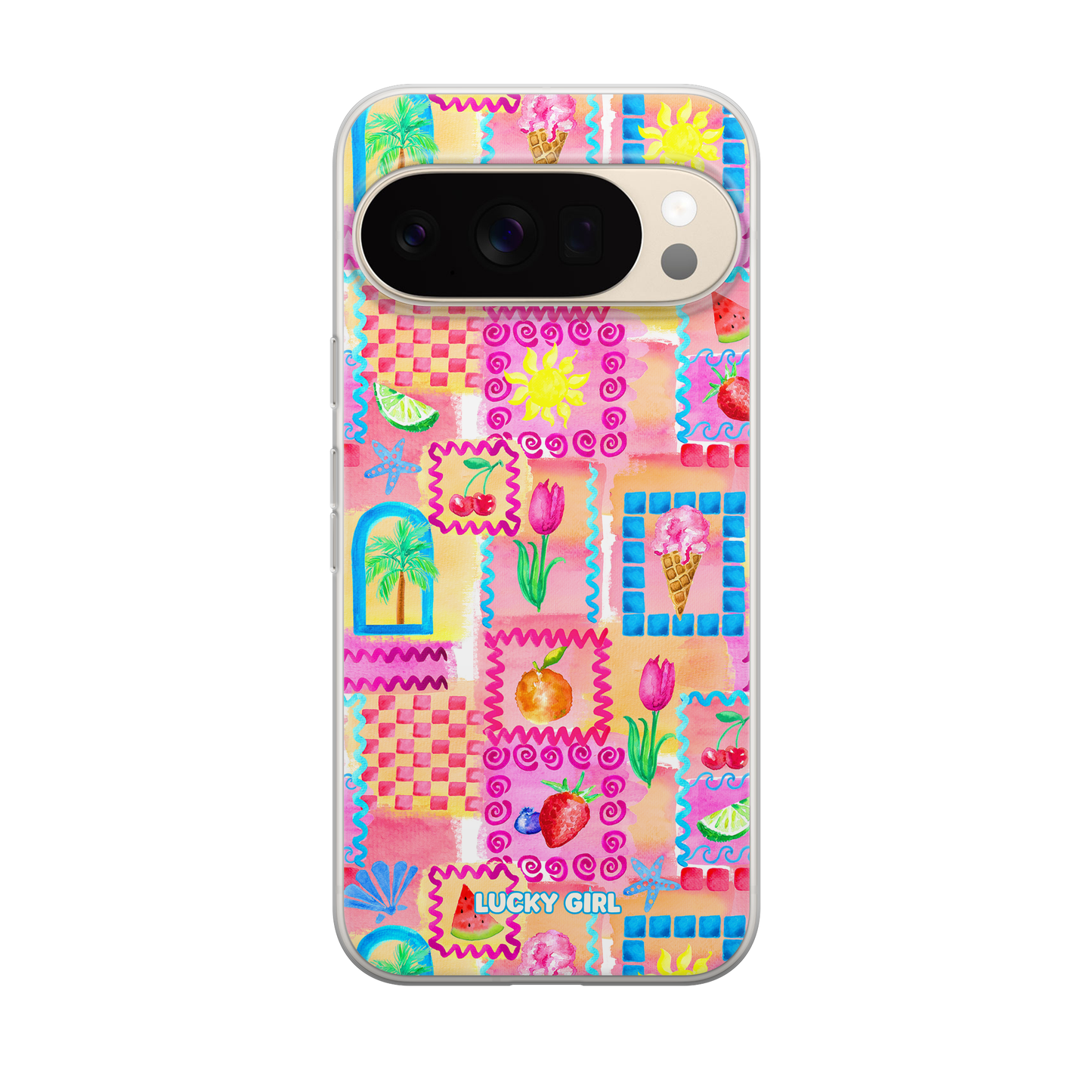 Summer Scrapbook Clear Case Insert