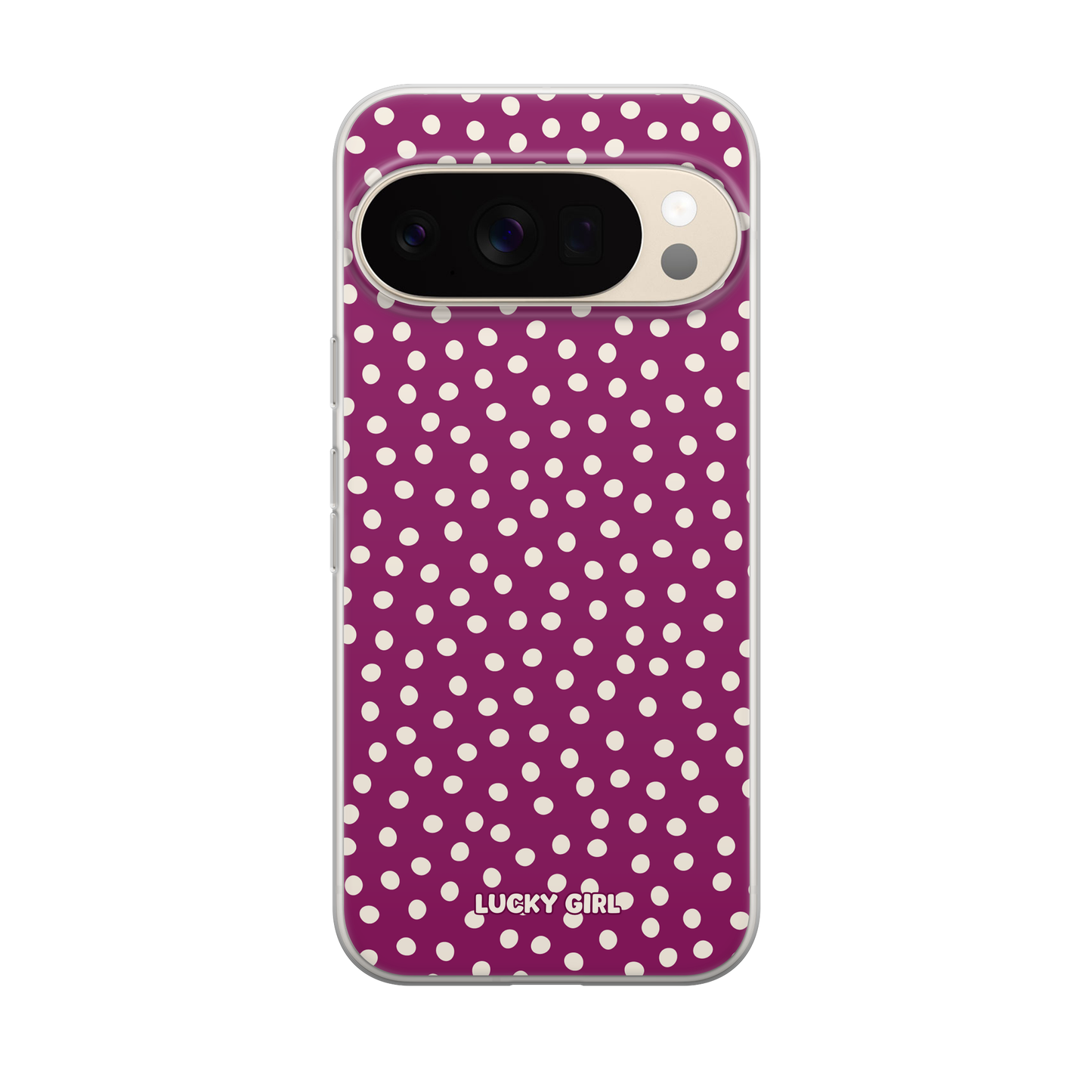 Velvet Dots Clear Case Insert