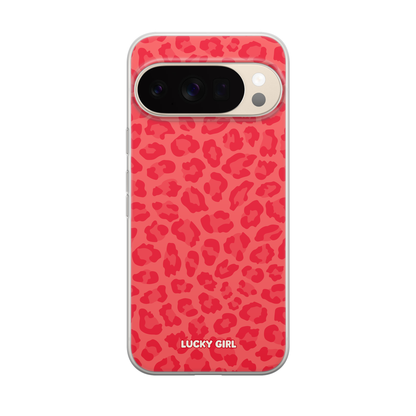 Vermillion Leopard Clear Case Insert