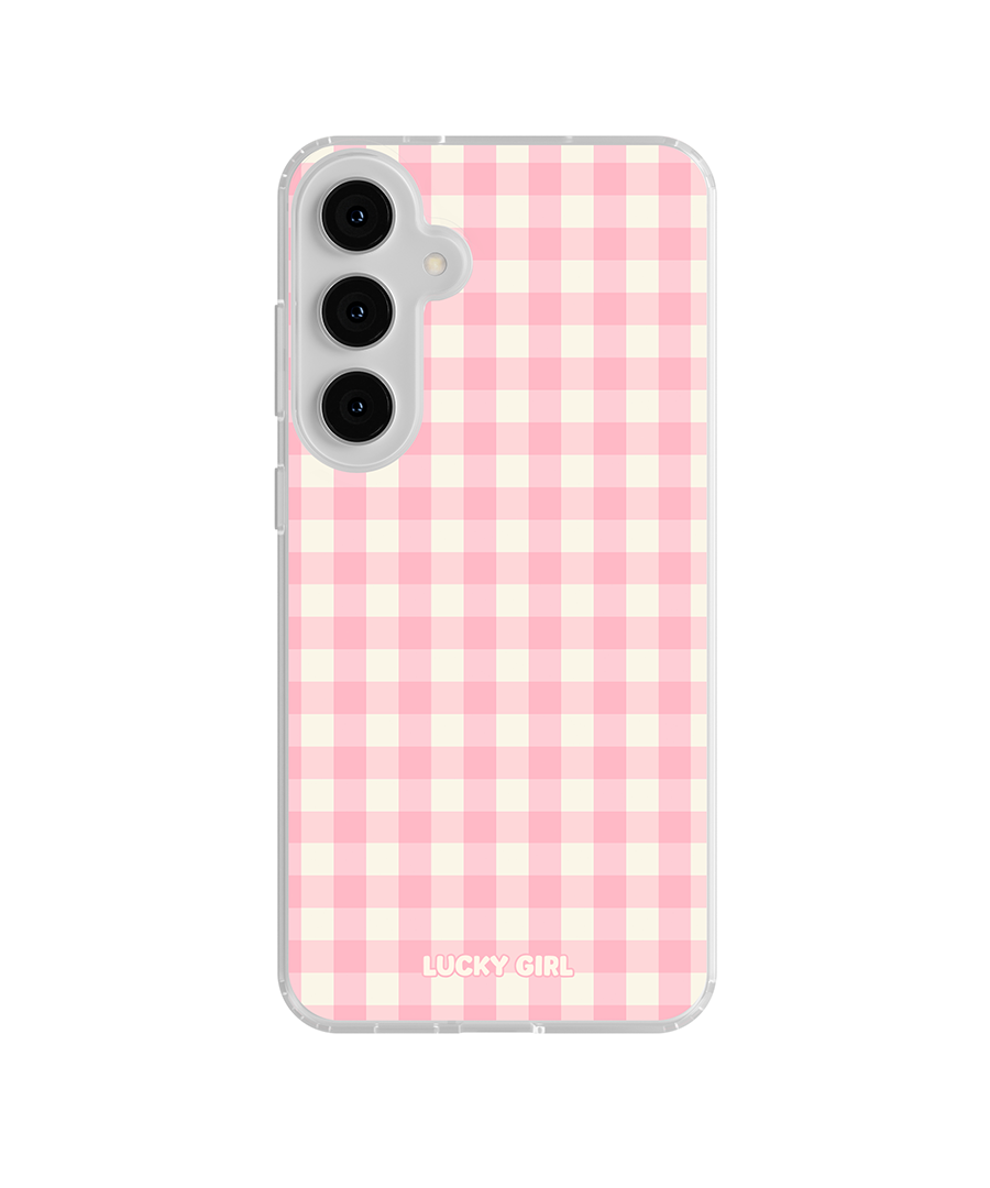 Cupcake Gingham Clear Case Insert