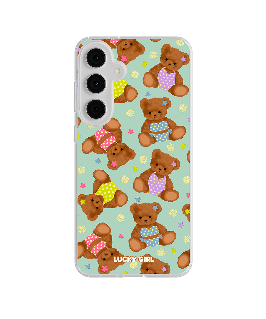 Teddy Beach Clear Case Insert