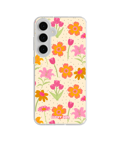 Polka Petals Clear Case Insert