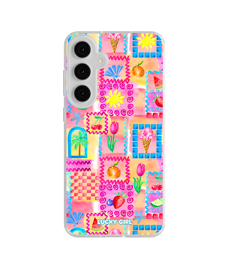 Summer Scrapbook Clear Case Insert