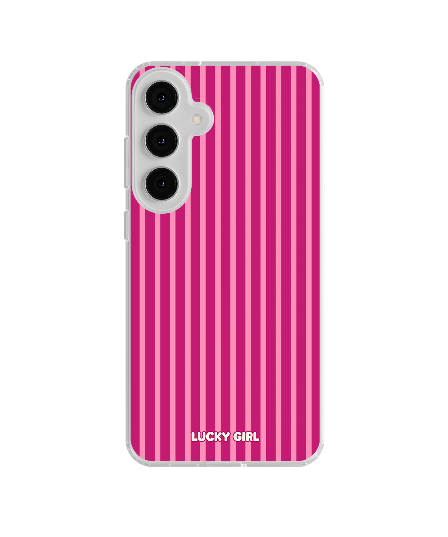 Berry Stripes Clear Case Insert