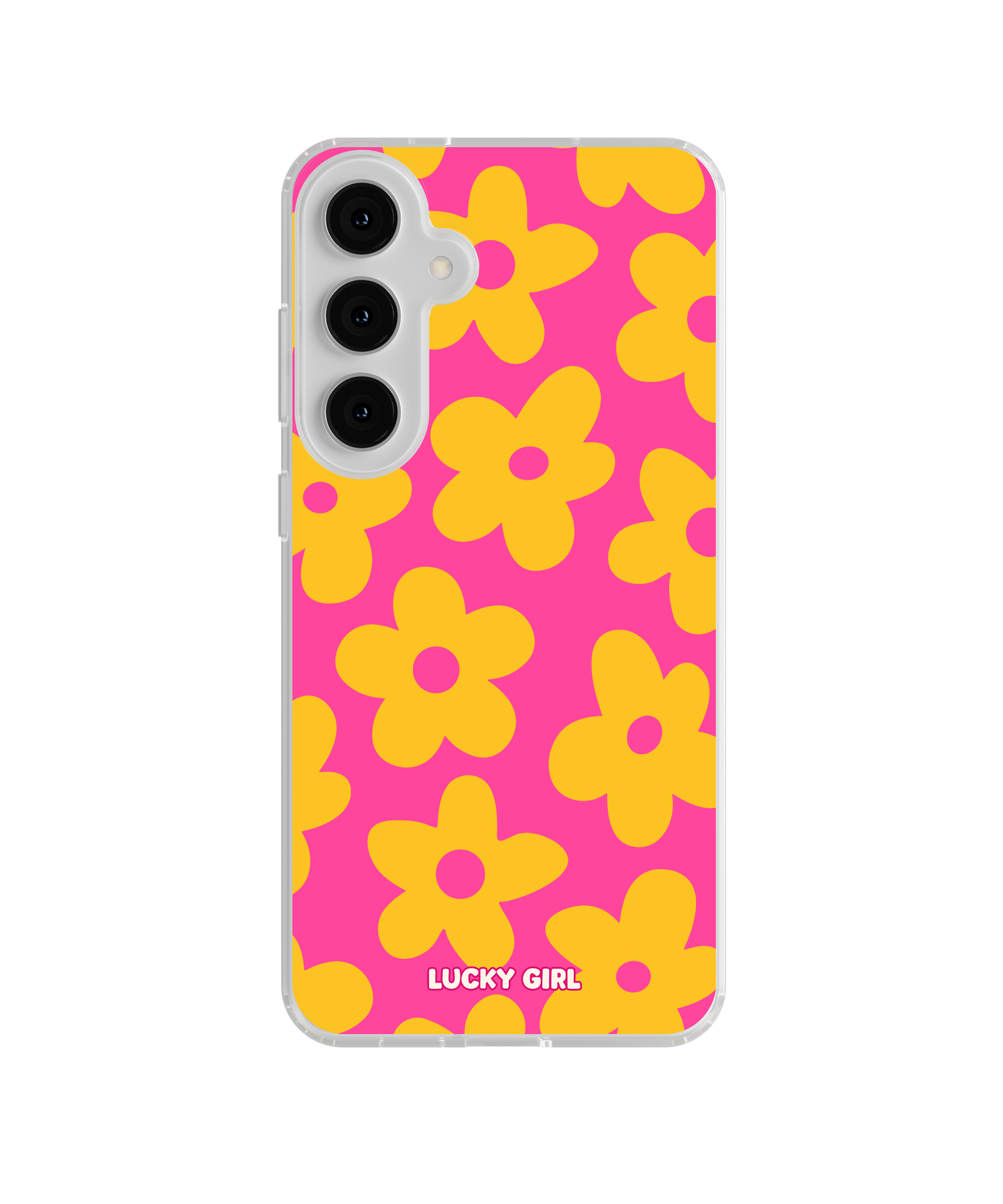 Pink Lemonade Big Blooms Clear Case Insert