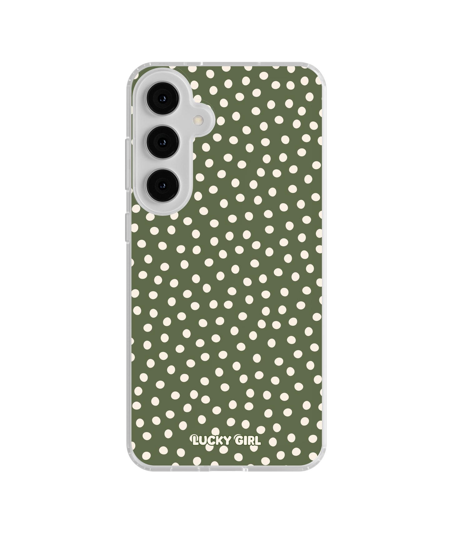 Moss Dots Clear Case Insert