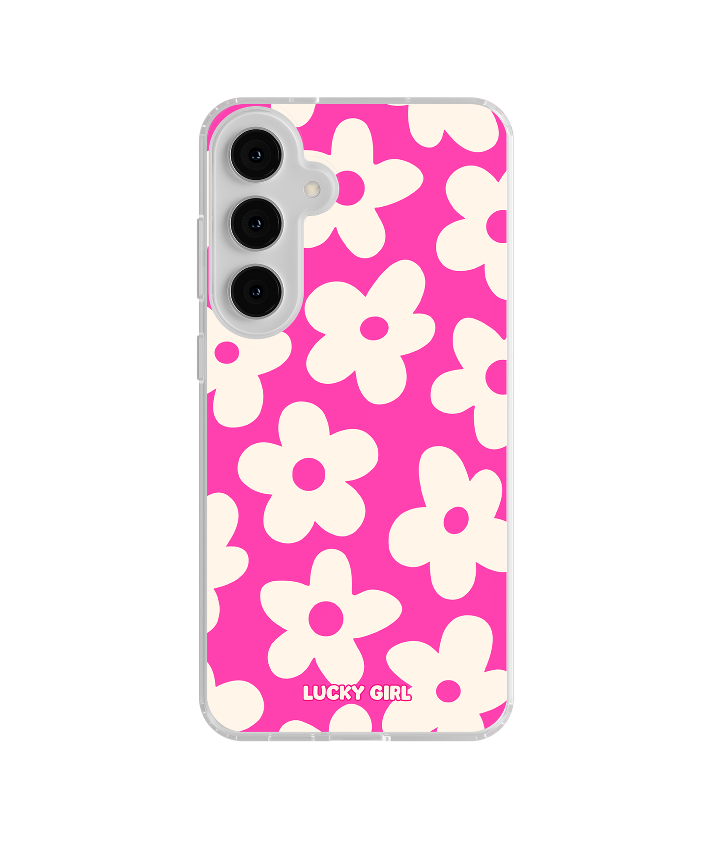 Raspberry Big Blooms Clear Case Insert