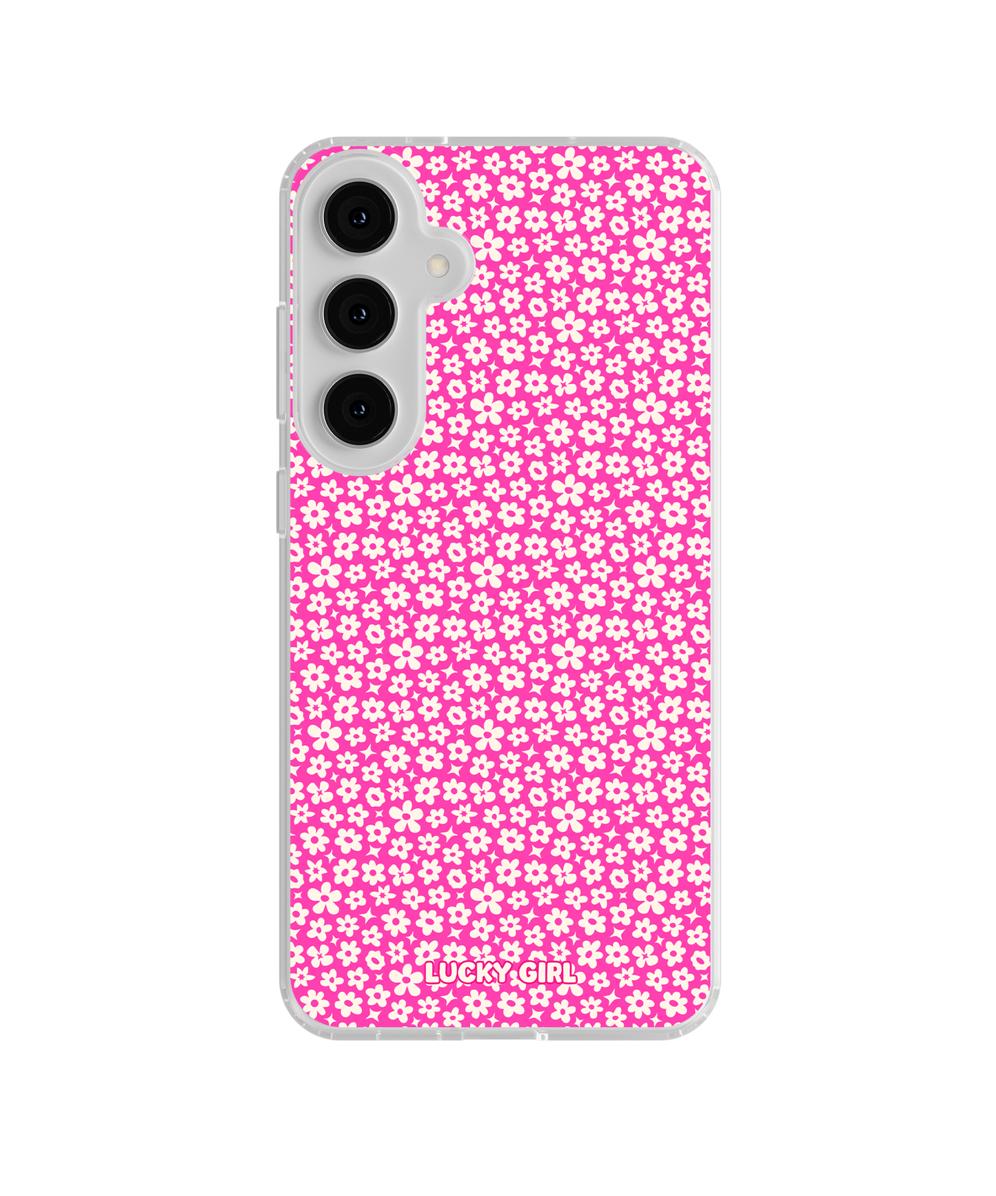 Raspberry Little Blooms Clear Case Insert