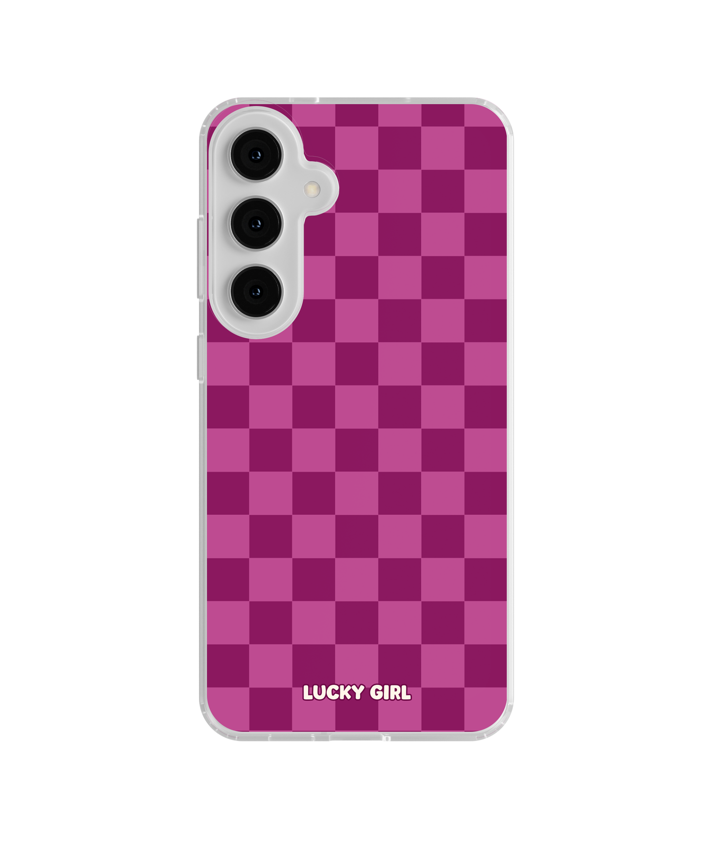 Velvet Checkers Clear Case Insert