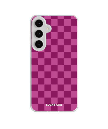 Velvet Checkers Clear Case Insert