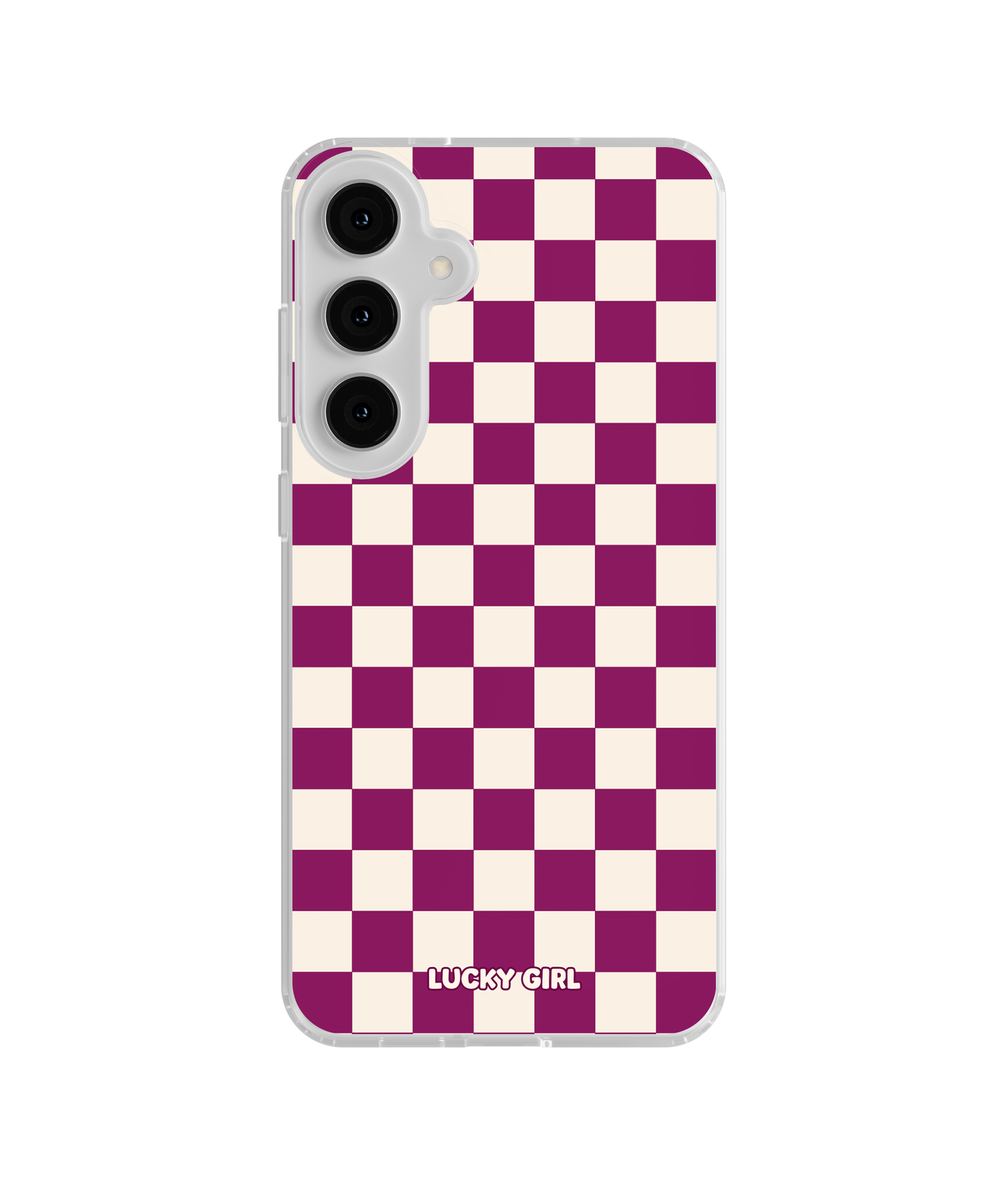 Velvet Checkers II Clear Case Insert