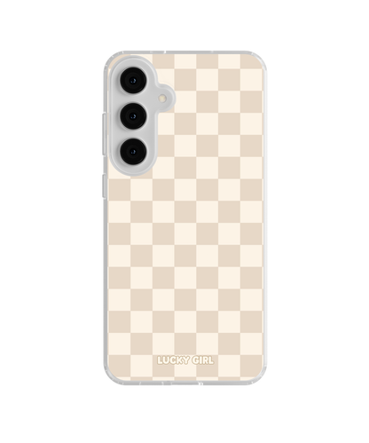 Vanilla Milkshake Checkers Clear Case Insert