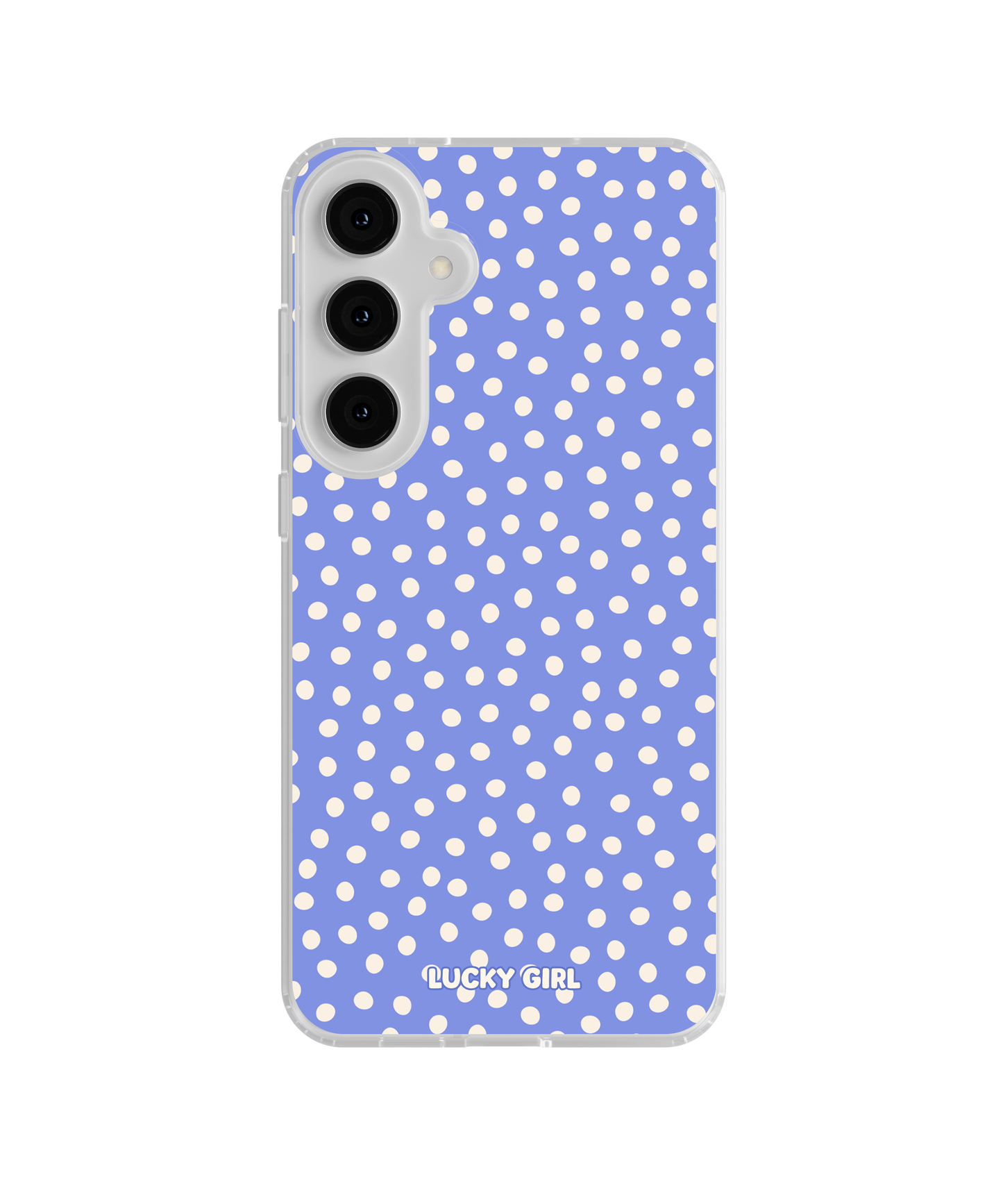 Bluebell Dots Clear Case Insert