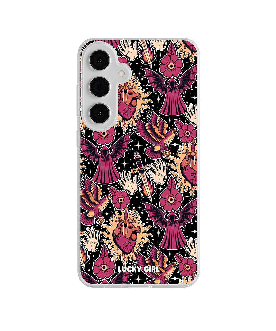Silent Heart Clear Case Insert