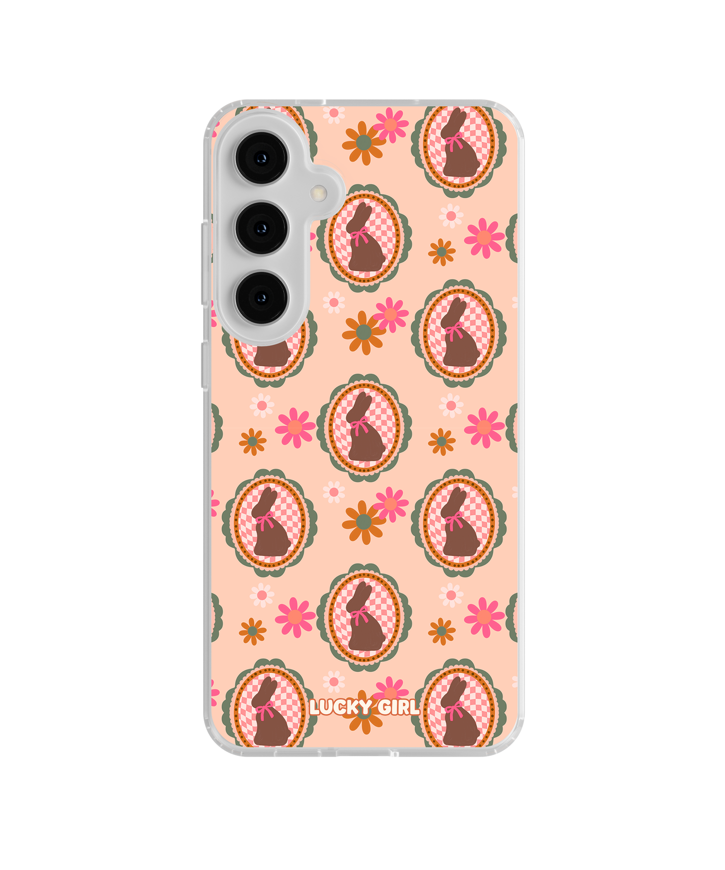 Chocolate Bunnies Clear Case Insert