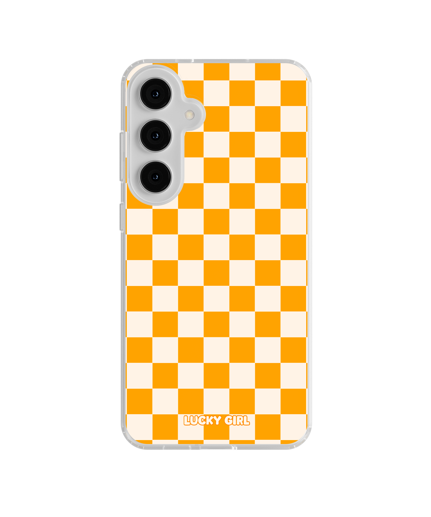 Creamsicle Checkers II Clear Case Insert