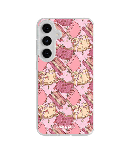Pink Prose Clear Case Insert