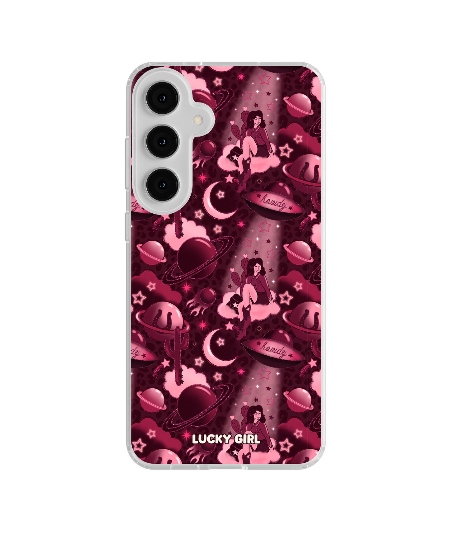 Cosmic Cowgirl Clear Case Insert