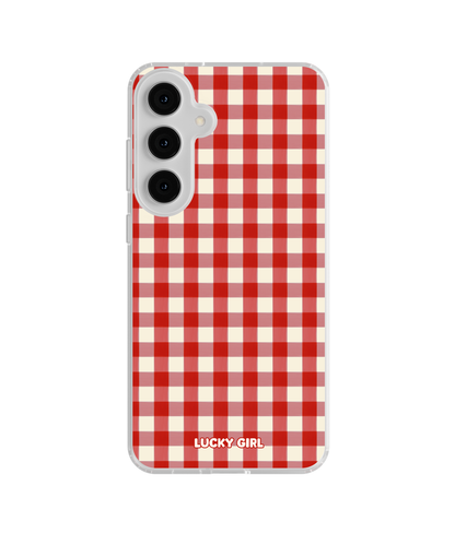 Apple Gingham Clear Case Insert