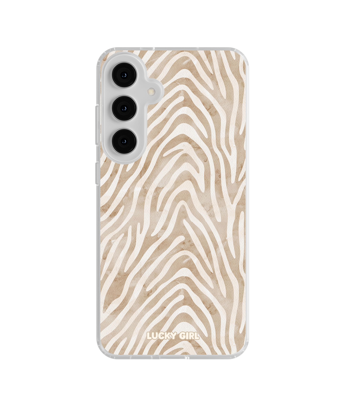 Sandstone Zebra Clear Case Insert