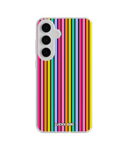Rainbow Stripes Clear Case Insert