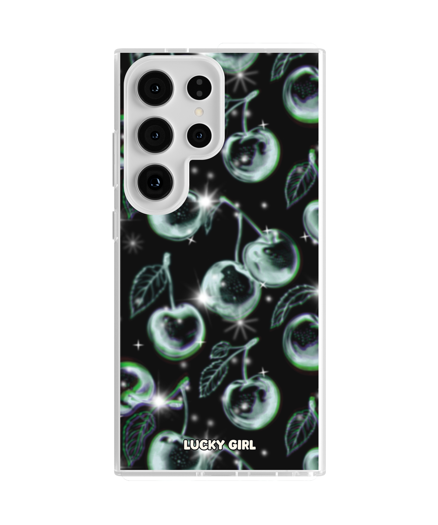 Chrome Cherries Clear Case Insert